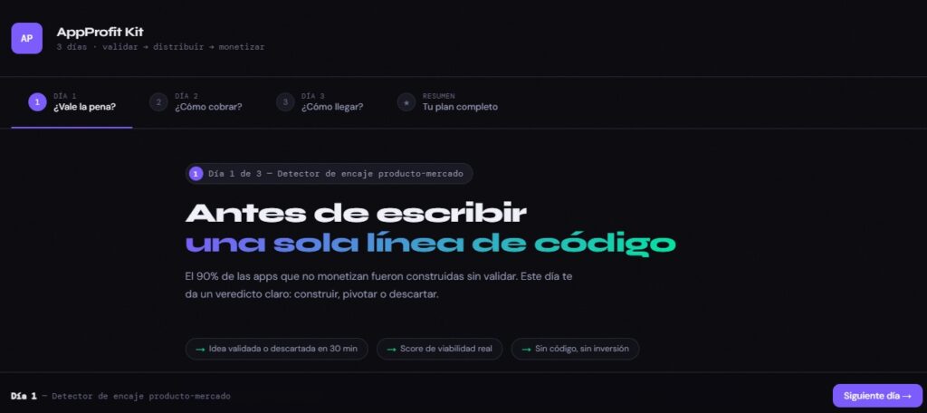 Herramienta interactiva web para planificar la monetización de una app